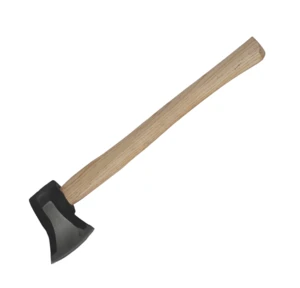 Drop Forged S-Type Axe With TPR-Fiber Handle / Axe / 2 in 1 Heavy Duty Drop Forged S-Type Axe With Wooden Handle