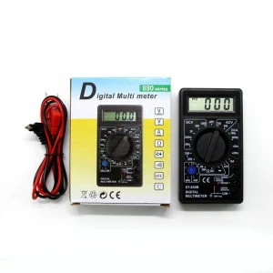 DT830B digital multimeter voltage resistance diode triode tester no battery