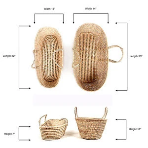 EA0004 Eadoe Handmade Wicker Baby Moses Basket Baby