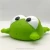 Import EASY CLEANED Flat Green Frog for Baby Bath Toys Playing Soft Rubber Floating Sprinklers Animal Bath Toys from China