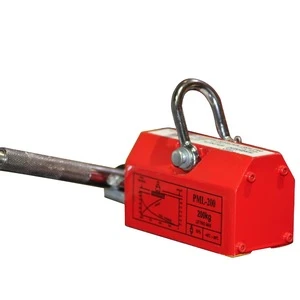 easy operating high quality 100kg -5000kg  permanent magnet lifter for round steel