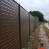 Easy to install modular white customized horizontal aluminum privacy fence panels