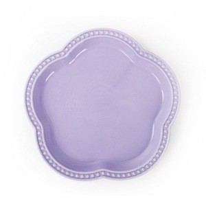 Eco-Friendly dinner plates no brand with flower shape