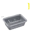 eco-friendly Hot Food Disposable Plastic bento lunch box Takeaway custom Packing box Use PP Microwave Rectangular Food Container