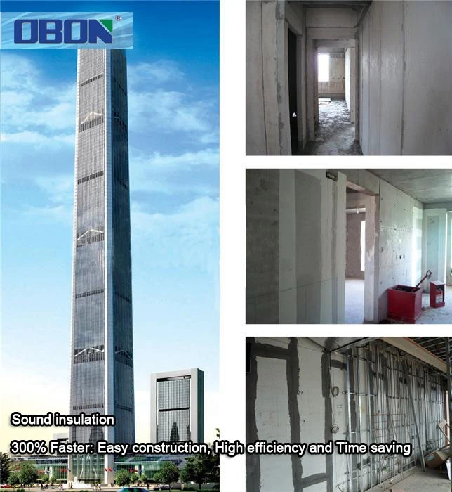 Eco friendly lightweight insulated precast eps concrete cement sandwich wall panels interior