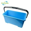 EcoClean 25L Industrial Rectangular Plastic Window Squeegee Cleaning Mop Bucket, Industrial Mop Bucket