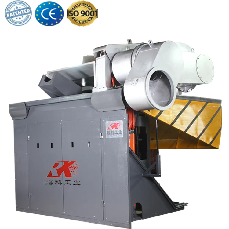 electric induction aluminum scrap 500kg 100kg aluminum melting furnace price