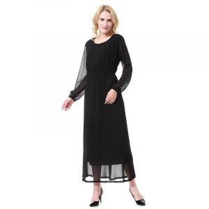 Elegant Colors Polyester Islamic Casual Muslim Islamic Clothing For Women