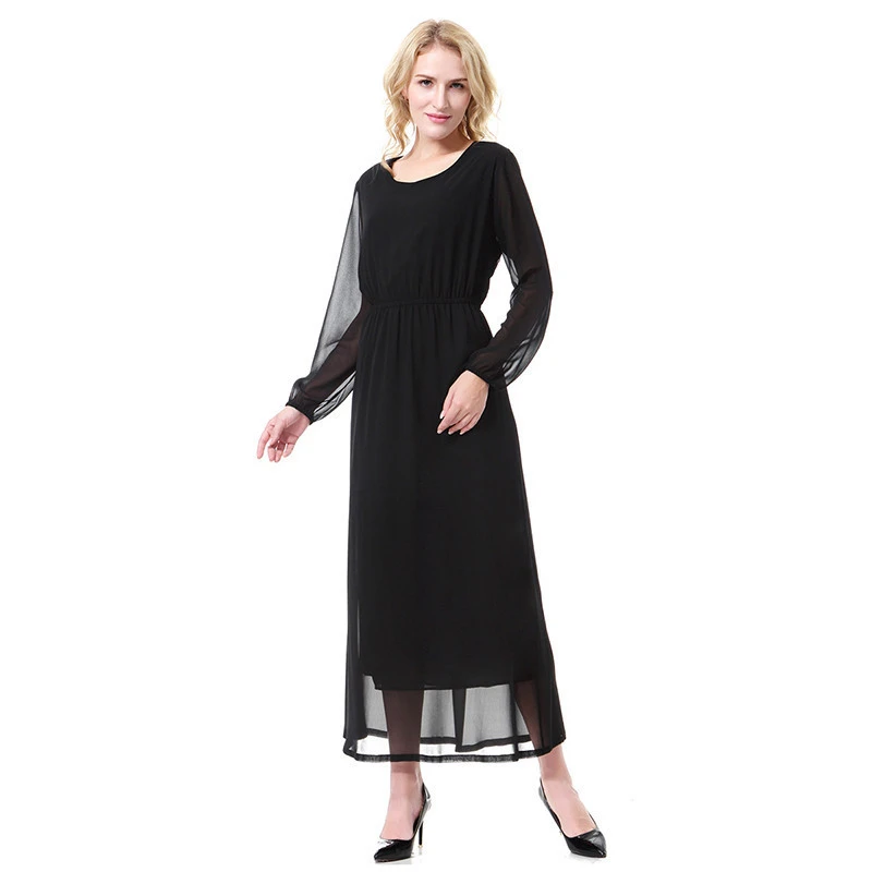 Elegant Colors Polyester Islamic Casual Muslim Islamic Clothing For Women