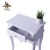 Import Elegant shape bedroom furniture small white nightstand from China