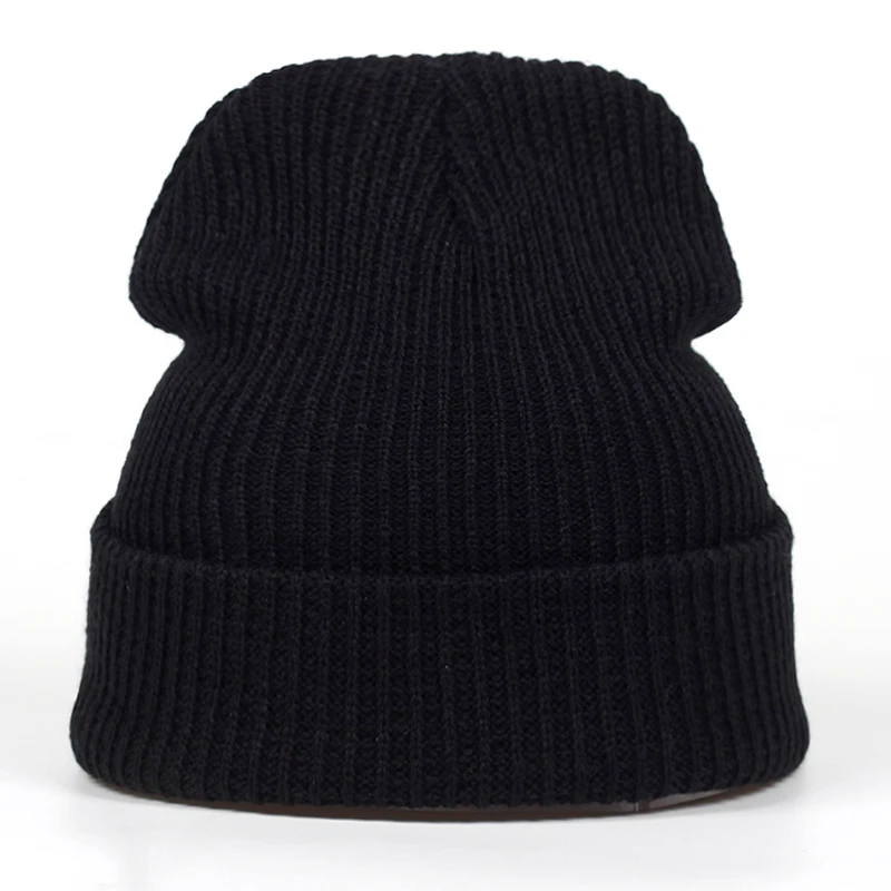 Embroidery Winter Hat Men Women Beanies Unisex Hat Knitted Cap Hats