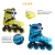 Import Entertainment Wheel Rolling Flash Wheels Roller Skates Shoes from China