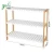 Import Entryway Bamboo Stool Shoe Cabinet 3 tier Bamboo Bench Shoe Rack for Home from China