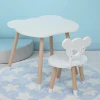 Environmental Kids Table and Chair Set Kindergarten Children Solid Wood Furniture for Baby Room Decoration