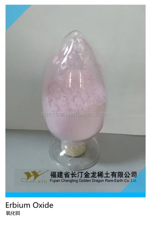 Erbium Oxide Rare Earth With High Quality From China Manufacturer with Own Minerals