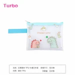 Europe best sale fancy stationery school office supply large capacity cartoon dinosaur fire resistant document bag file folder
