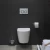Import European Wall Mounted Toilet Bowl Modern Ceramic Bathroom Concealed Cistern Suspended Wc Wall Hung Toilet With Rimless from China