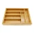 Import Expandable kitchen bamboo drawer dividers organizer from China