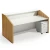 Import factory customized oem office furniture white front reception desk from China