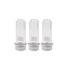Factory Direct Price 6ml clear pet plastic test tube with screw for shoelace packaging