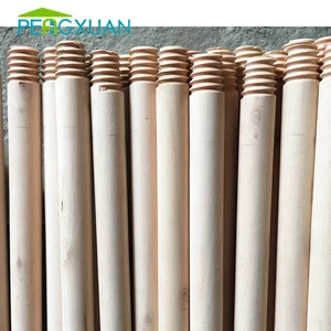 Factory direct sales 120*2.2cm 120*2.38cm 150*2.5cm round wood rod with thread