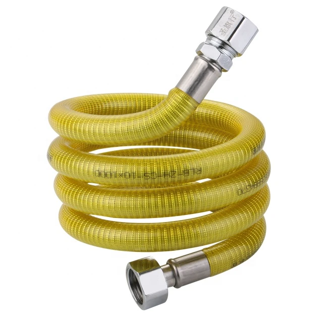 Factory direct selling high quality flexible prices stainless steel pvc yellow hose pipe