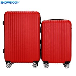 Factory low price big lots stock luggage , abs 3 pcs 22 inch 26inch check in trolley luggage sets