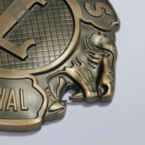 Factory Supply Custom Vintage Engraved Stainless steel Signage 3d Metal Souvenir Medal