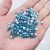 Import Factory Wholesale SS30 Aquamarine AB Non Hot Fix Flat Back Glass Crystal Loose Rhinestones from China