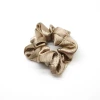 Factory wholesale tie hair Silk satin elegant Ropes Hair Bands silk scrunchie
