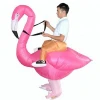 Fancy inflatable flamingos costume adult inflatable animal suit party costume