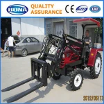 Farm tractor end loaders BNFEL-4 matched with 40 HP wheel tractor