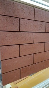 fasade decoration wall brick tiles, Facade cladding terracotta panels, Dry hanging system klinker tiles