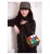 Fashion Contrast Personality Cute Creative Rubik&#x27;s Cube Style Handcuffs Women&#x27;s Bags purses Handbags Clutches