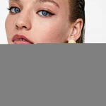 Fashion Jewelry Acrylic Women Earring Gold Plated Five-pointed Star Diamond Leopard Hoop Earrings