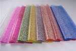 fashion new design fiberglass mesh wrapping paper for artificial flower wrapping and Mar.8th Women Days flower decoration