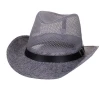 Fashion style white summer unisex sun protect paper hats cowboy