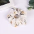 Import Fashion women wholesale custom hair accessories floral chiffon elastic hair tie rubber hair band hairband from China