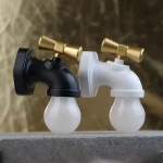 Faucet led creative night light retro table lamp USB lamp