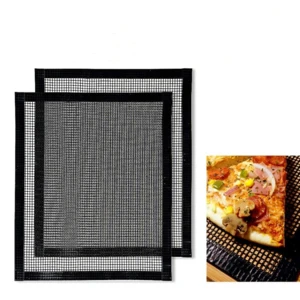 FDA-Approved Reusable Grill Accessories for Barbecue Non-Stick BBQ Grill &amp; Baking Mesh