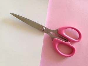 FDA best quality stainless steel paper cutting office stationery scissor