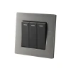 FIKO Hotel room wall concealed type 86 three-position power switch panel