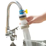 Filter Water Tap with Ceramic Filter Cartridge, Faucet Water Filter For Household Kitchen Faucet Water Pu