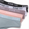 FINETOO Amazon Hot Selling Women Cotton Underwear M-2XL Girls Panties Briefs Sexy Low Waist T-Back Thong Sexy For Ladies