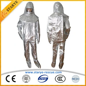 Firefighting Safety Supply 500 Celsius System High Temperature Resisting Heat Protective Suit