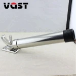 fishing rod stand metal rod holder rail mount