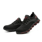 Flexible safety shoes high elastic shockproof work shoes sports safety shoelaces with steel head