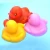 Import Floating LED light up PVC rubber duck bath toy for baby playing from China