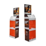 Floor recyclable cardboard popular greeting card paper display rack