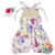 Import Floral Print Baby Girl Summer Dress Modern Fashion Girls Dresses Handmade Baby Cotton Dress Wholesale from China